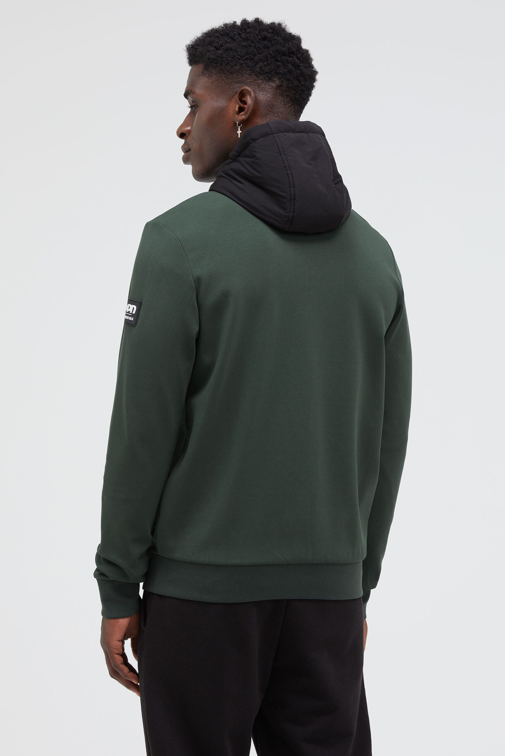 CMPD Kapuzensweatjacke mit Baumwolle