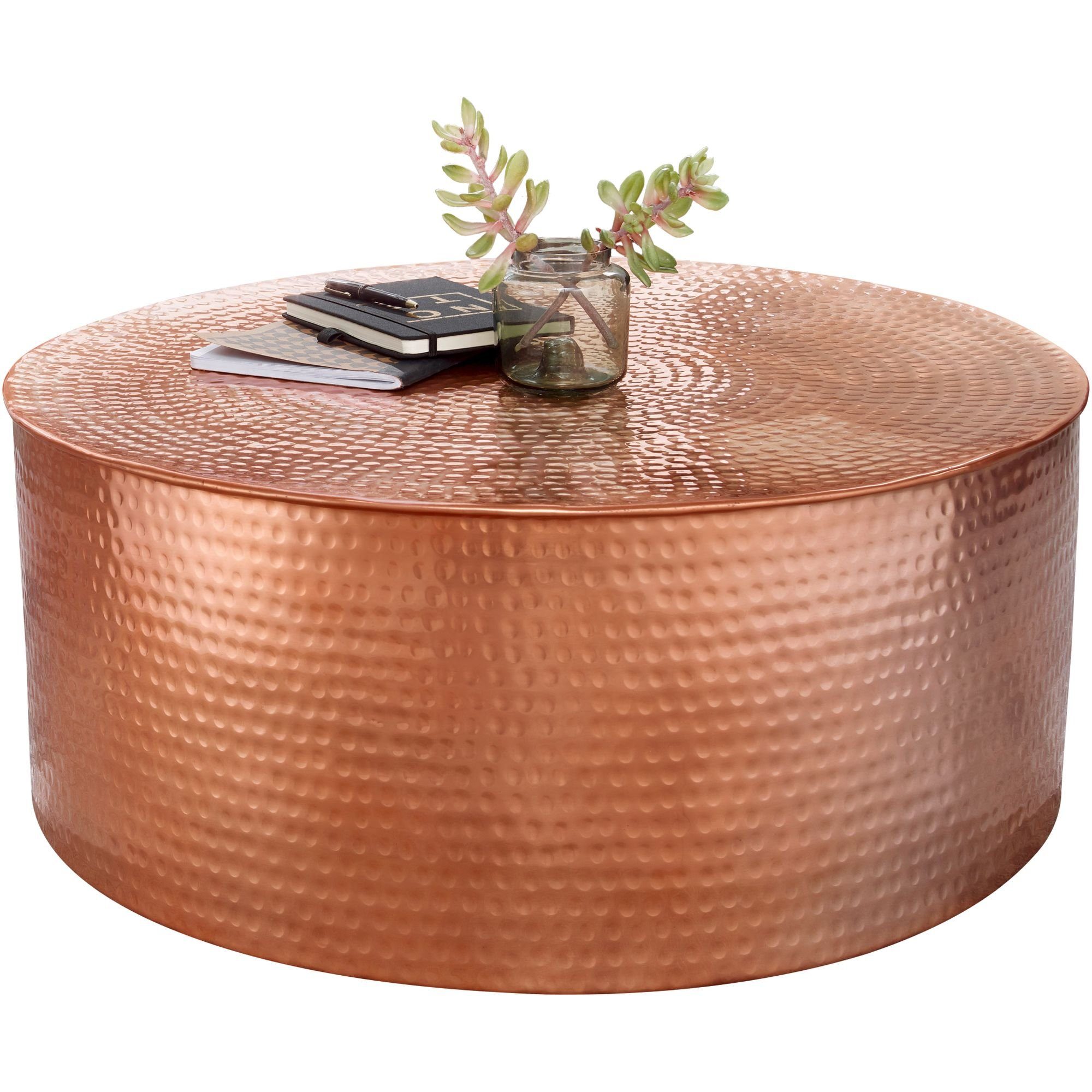 Wohnling Couchtisch »WL5.485«, RAHI 75x31x75 cm Aluminium Beistelltisch