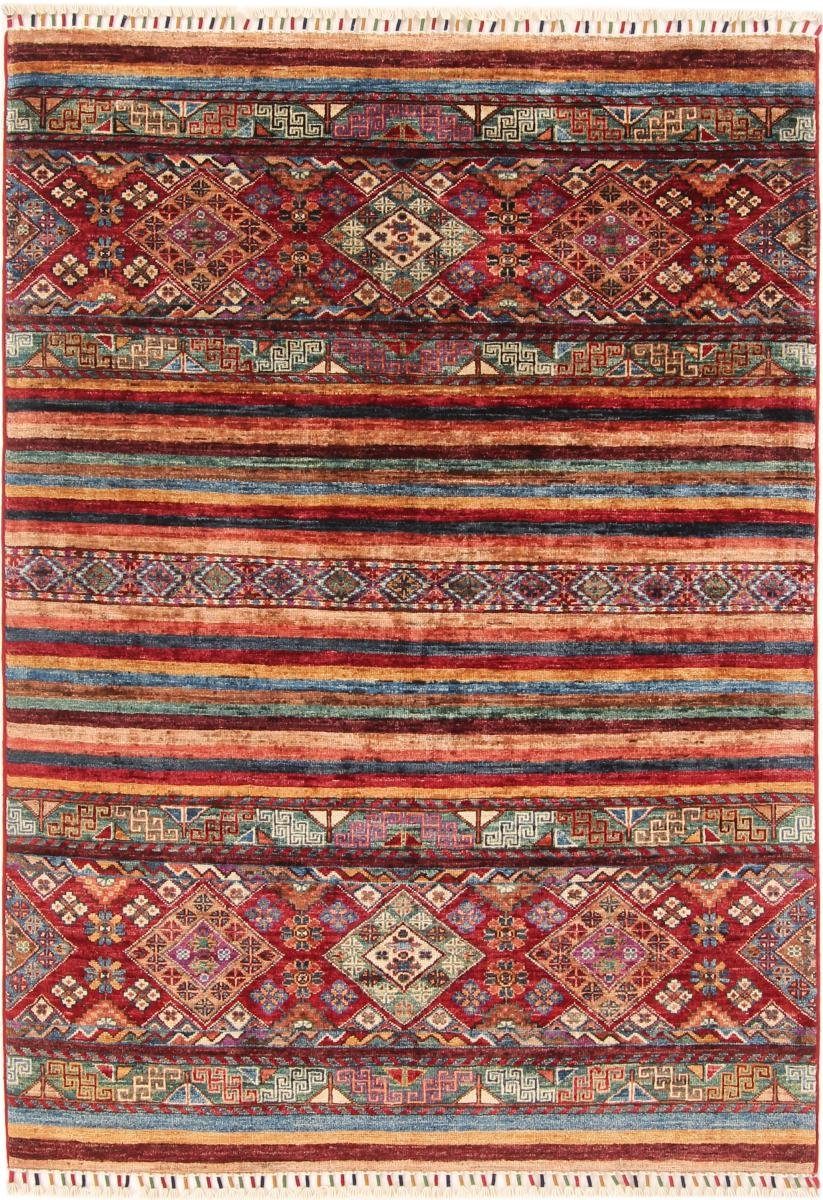 Orientteppich Arijana Shaal 120x170 Handgeknüpfter Orientteppich, Nain Trading, rechteckig, Höhe: 5 mm