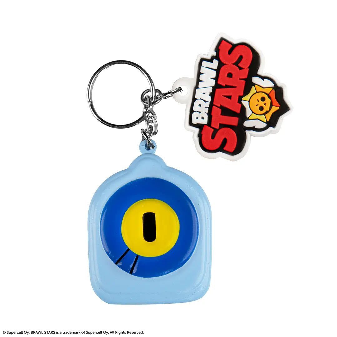 Cinereplicas Schlüsselanhänger Brawl Stars Rico Squishy Schlüsselanhänger