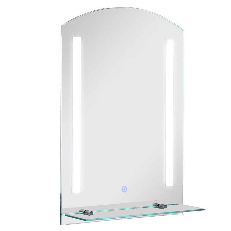 HOMCOM Spiegel LED Spiegelschrank (Set, 1-St., 1 x Badspiegel), mit LED Badezimmerspiegel Wandspiegel Spiegel