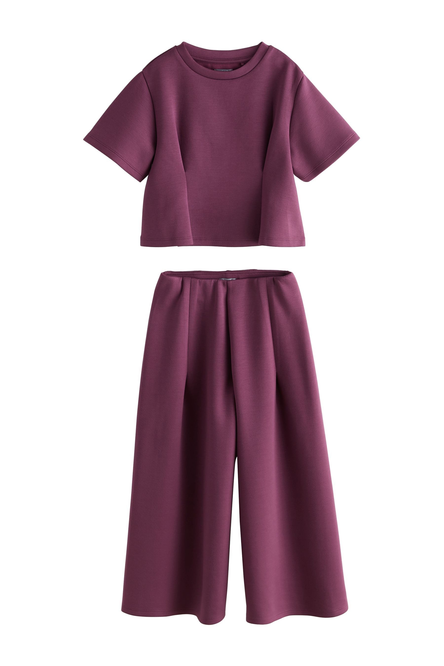 Next Top & Hose Set mit plissiertem, weitem Bein (2-tlg)