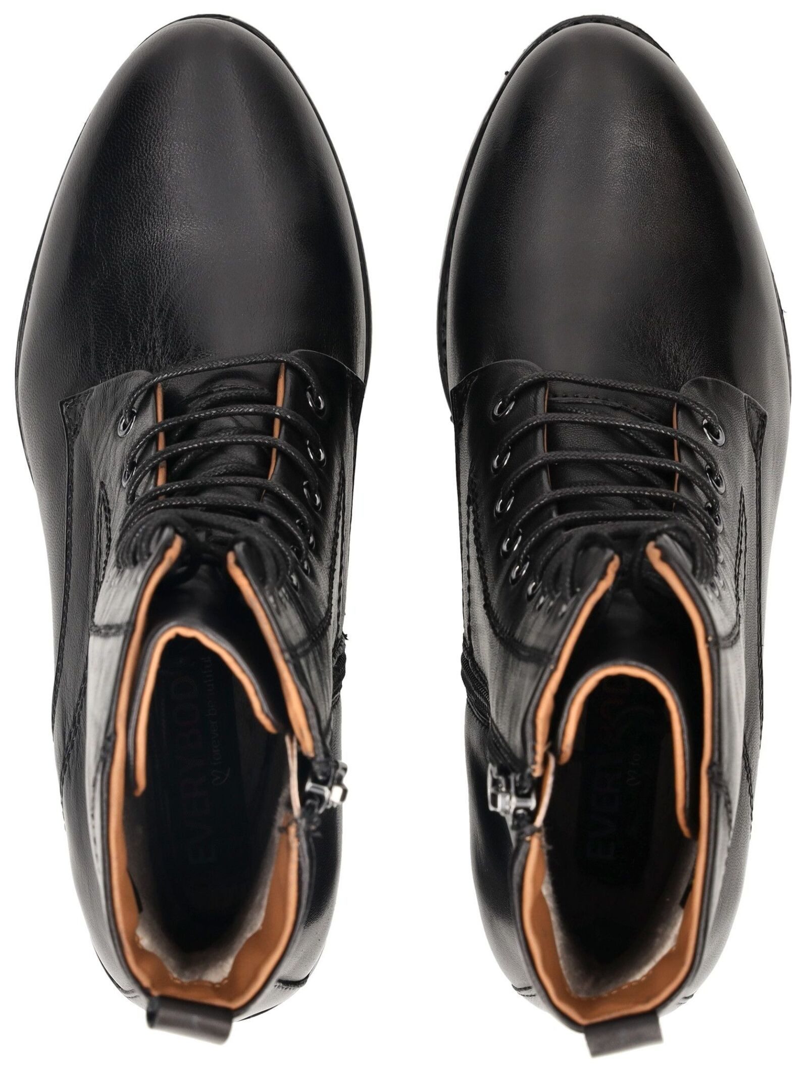 Everybody Everybody Stiefelette Leder Schnürstiefelette
