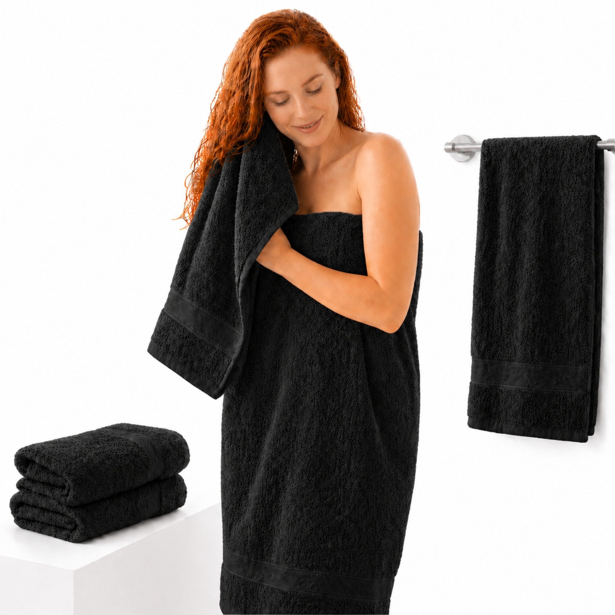 Badetücher 100% Baumwolle, 470 g/m²
