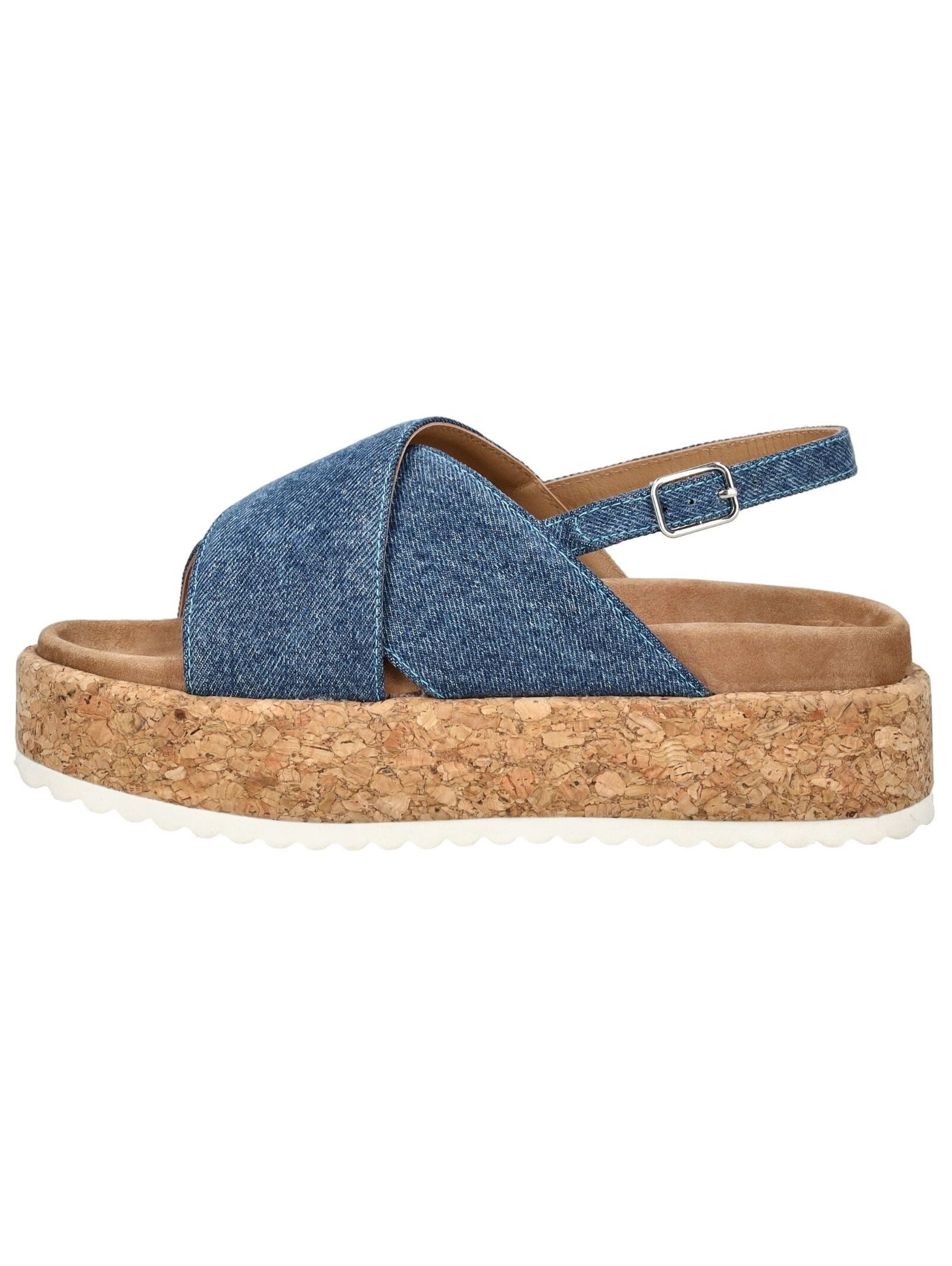 Lazamani Sandalen Leder Plateausandaletten günstig online kaufen