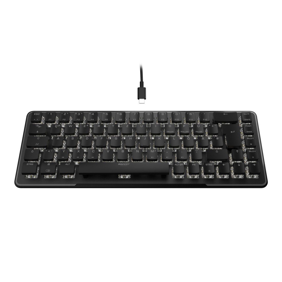 ROCCAT Gaming-Tastatur "Vulcan II schwarz Gaming-Tastatur Tasten mechanische, lineare Mini"