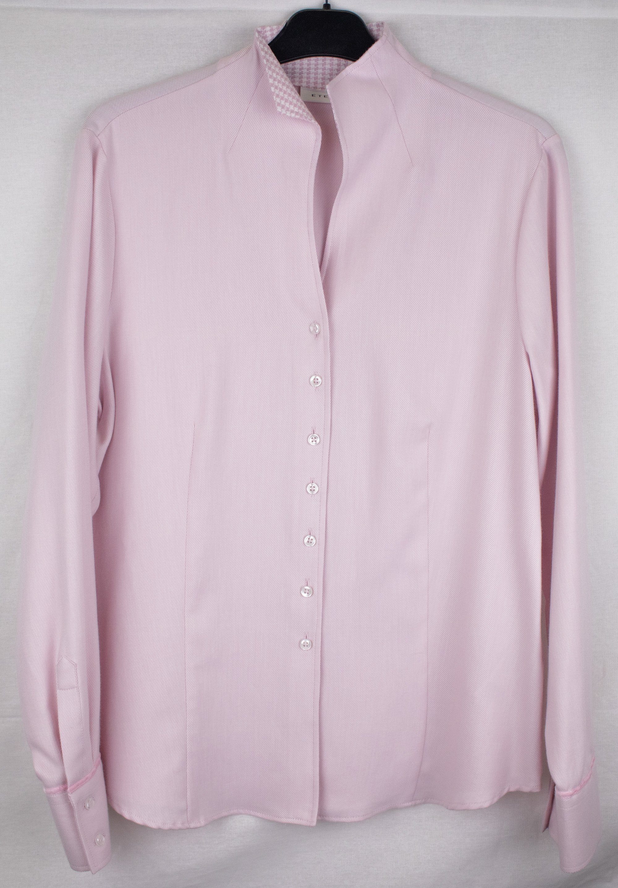 Blusentop ETERNA MODERN CLASSIC Langarm Flannel Bluse rosa 5133 D775.51