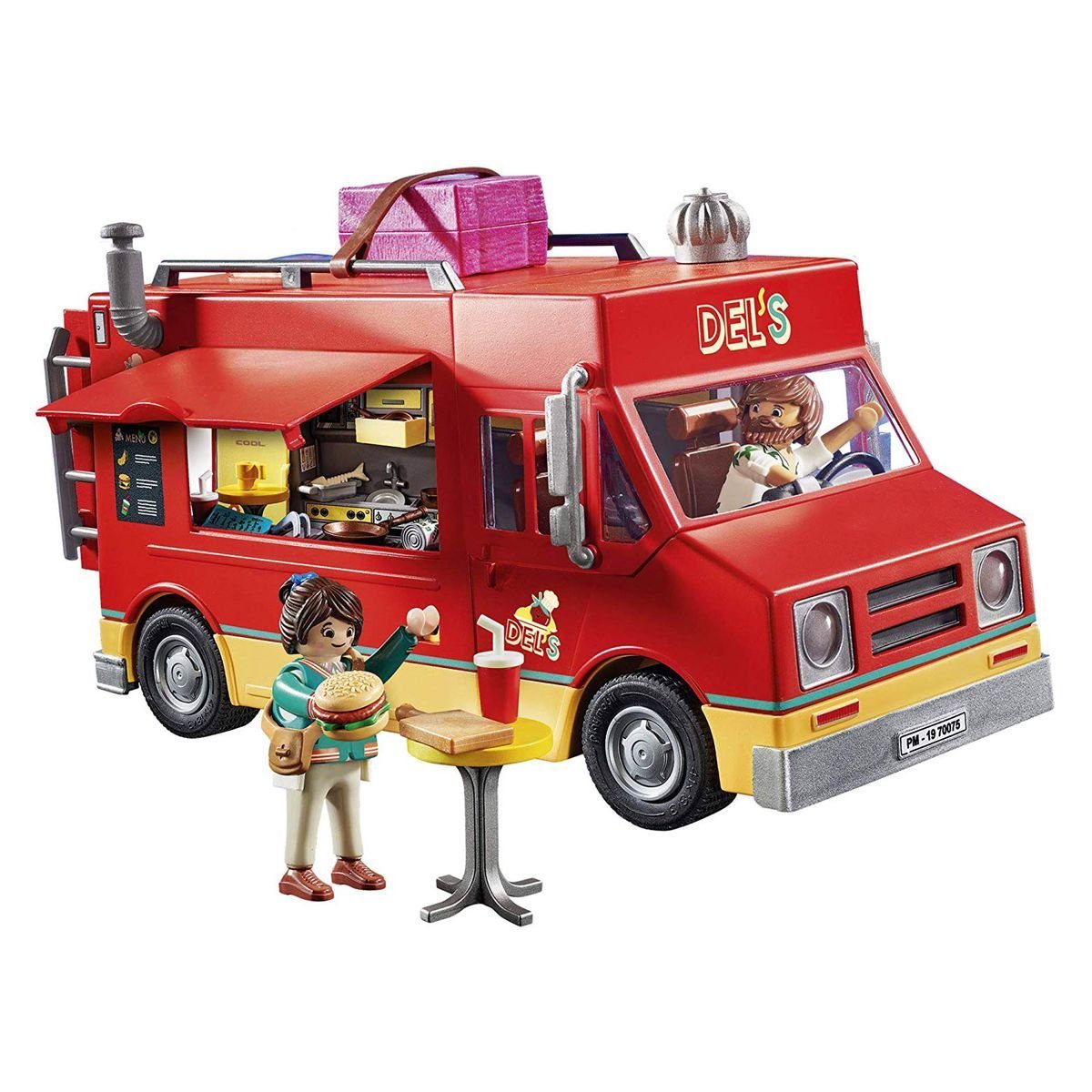 Playmobil® Spielzeug-Auto PLAYMOBIL® 70075 - The Movie - Del`s Food Truck
