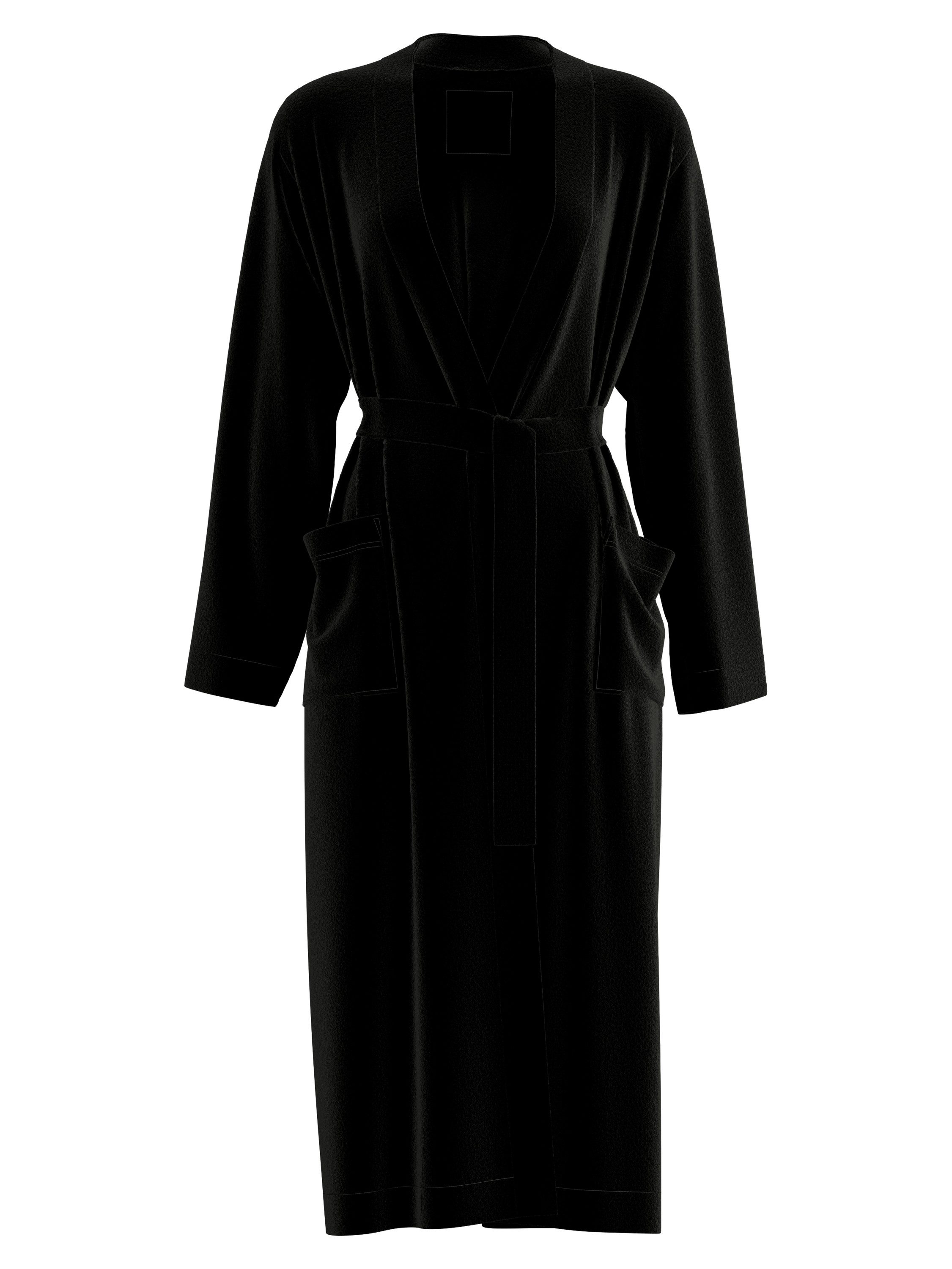 CALIDA Damenbademantel Favourites Damen, Baumwolle, Bindeband