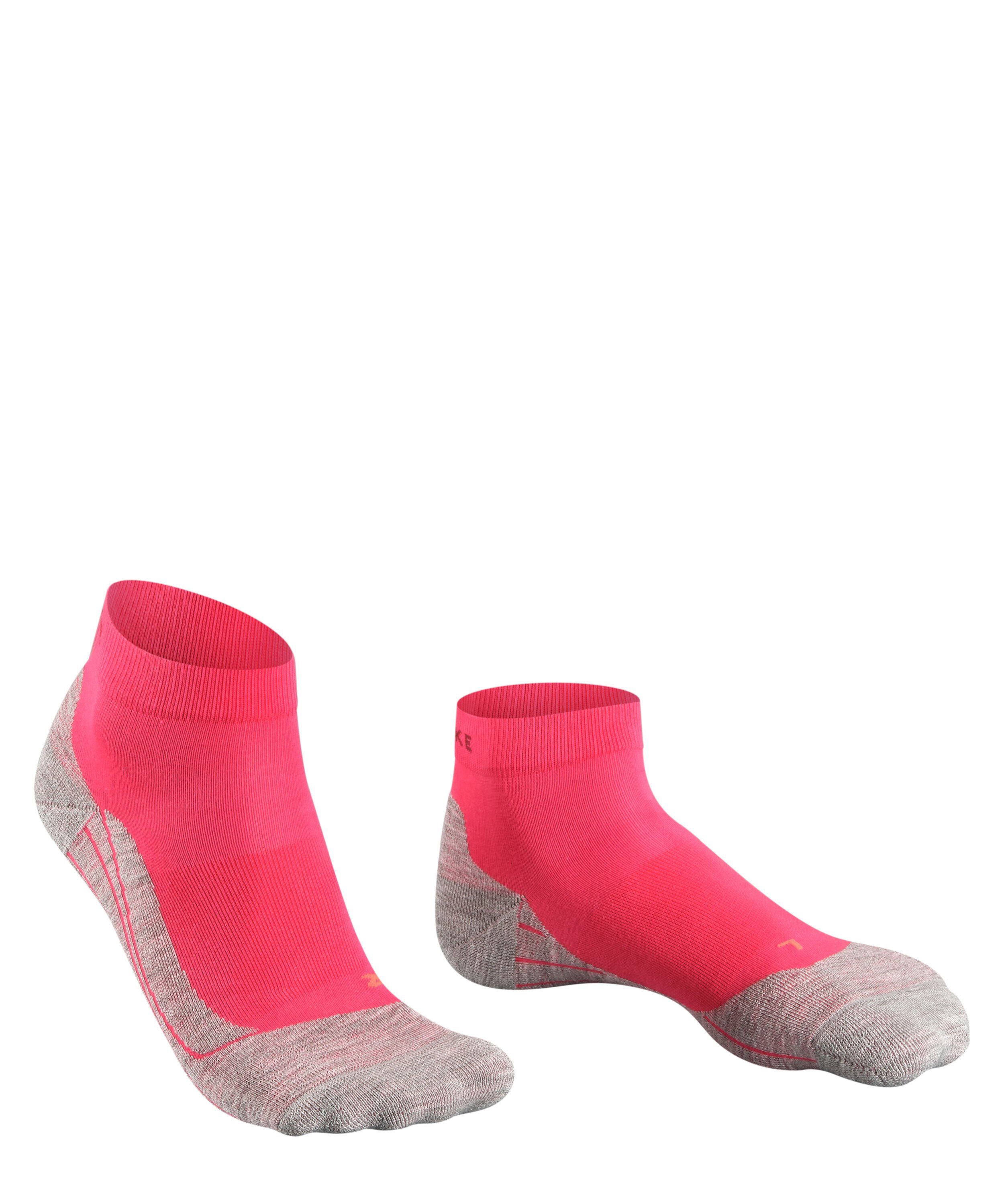 (1-Paar) Laufsocke Short leichte (8564) FALKE mit rose Laufsocken Endurance Polsterung mittlerer RU4