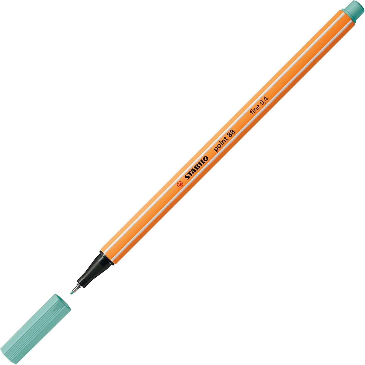 STABILO Filzstift STABILO point 88 Fineliner - Eukalyptus, Präzise Linien für Profis