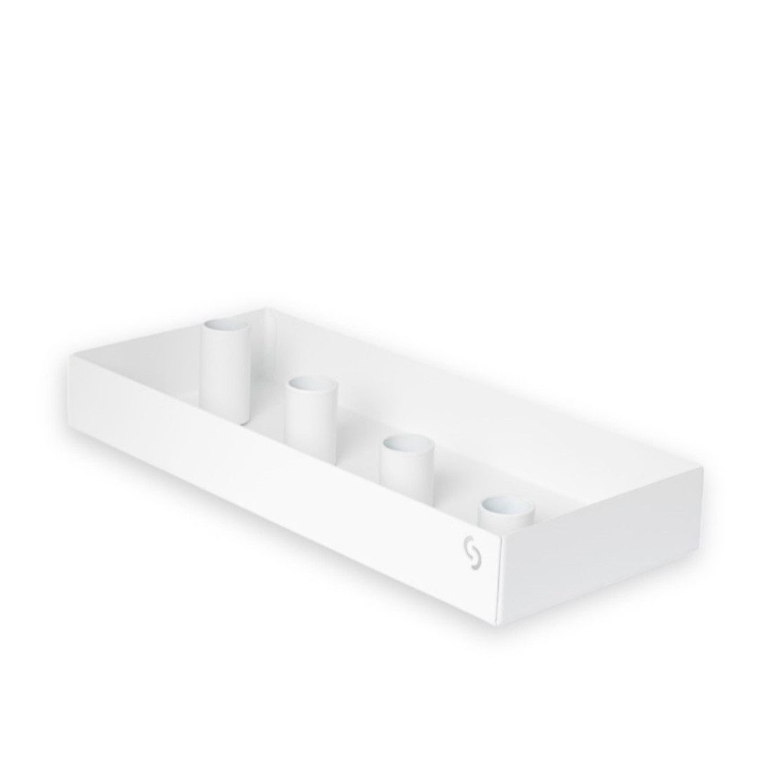 Storefactory Scandinavia Kerzenständer Kerzenhalter SUND 4er weiß, 13x30x4cm