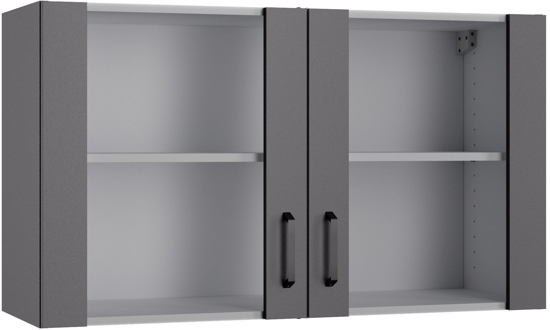 OPTIFIT Hängeschrank OPTImulti Breite 100 cm, mit 2 Stollenglastüren, 1 Einlegeboden