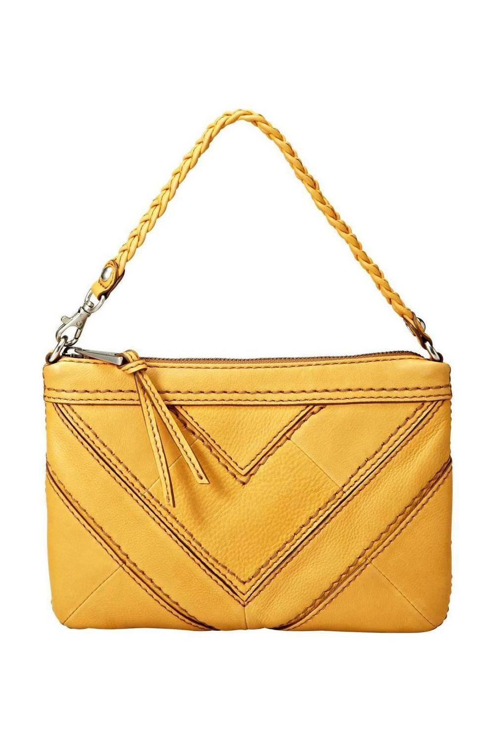 Handtasche Leder Gelb Bon Bon Chev TZ - SL1105C700
