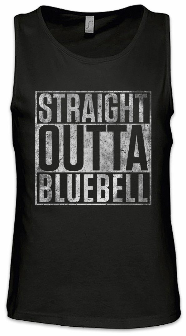 Urban Backwoods Tanktop Straight Outta Bluebell Ärmelloses T-Shirt Zoé Fun Hart Heart Ff Dixie TV Blue Bell