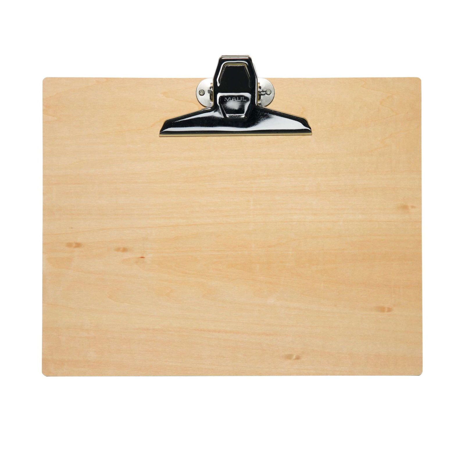 MAUL Konferenzmappe A4 Klemmbrett MAULtilia, Holz, Klemmer lange Seite