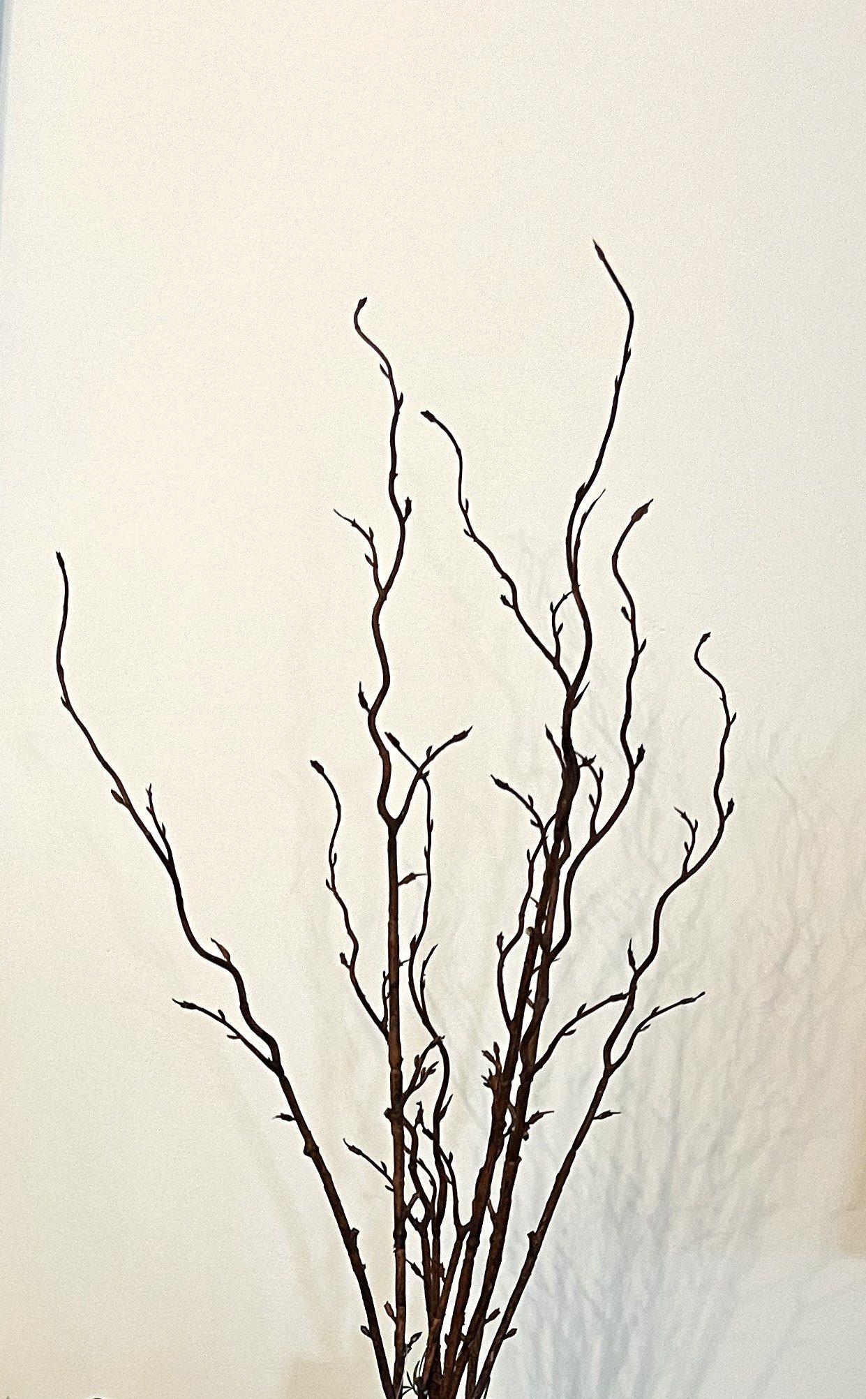 Kunstzweig Baum-Ast – Höhe 85 cm – mit kleinen Baumknospen, 2474U, Höhe 85 cm