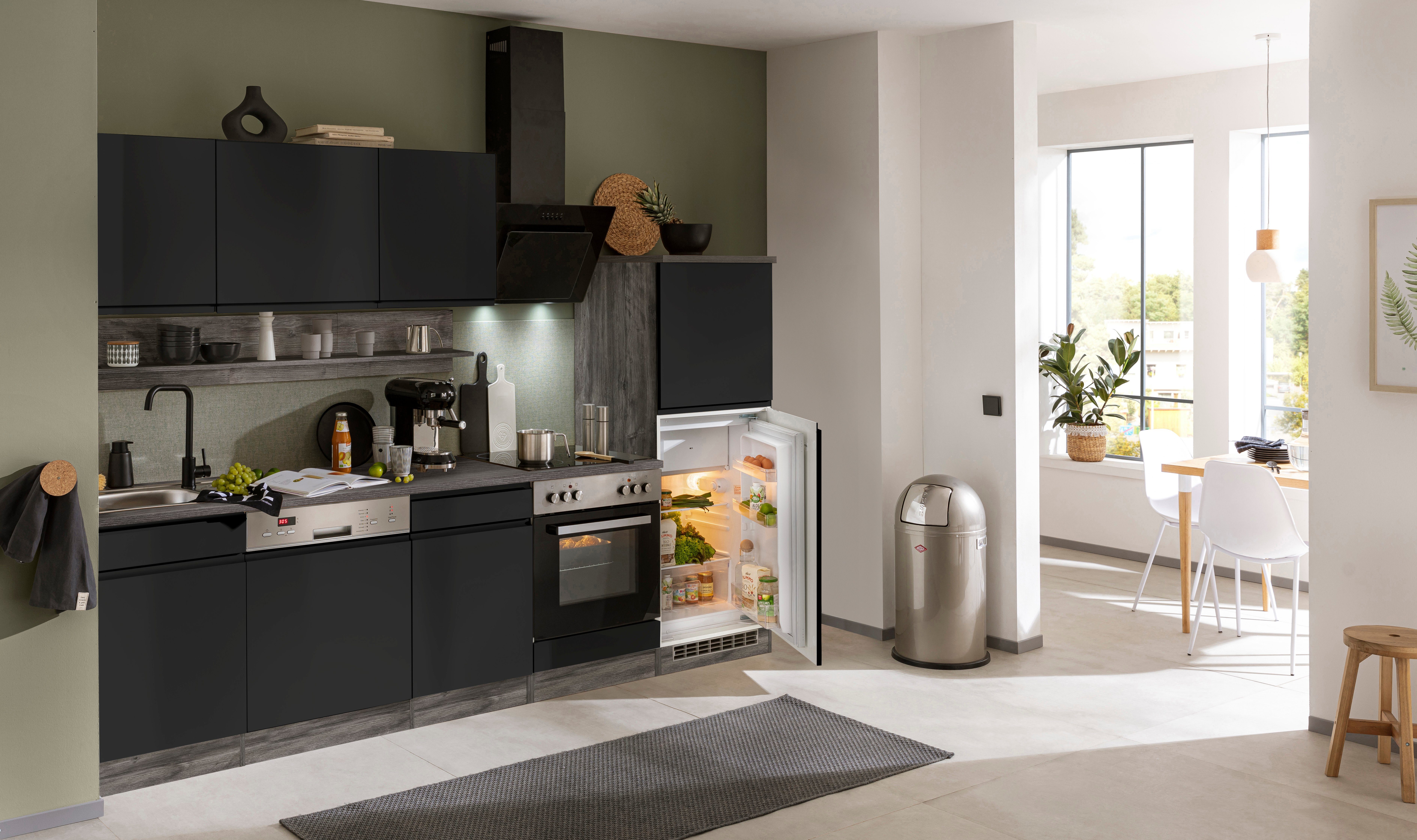 KOCHSTATION Küchenzeile KS-Virginia, Breite 280 cm, günstig online kaufen