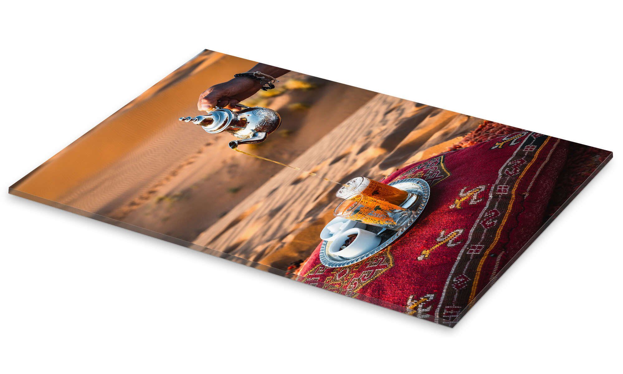 Posterlounge Wandbild Tee in der Wüste, Marokko, Matteo Colombo, erhältlich günstig online kaufen