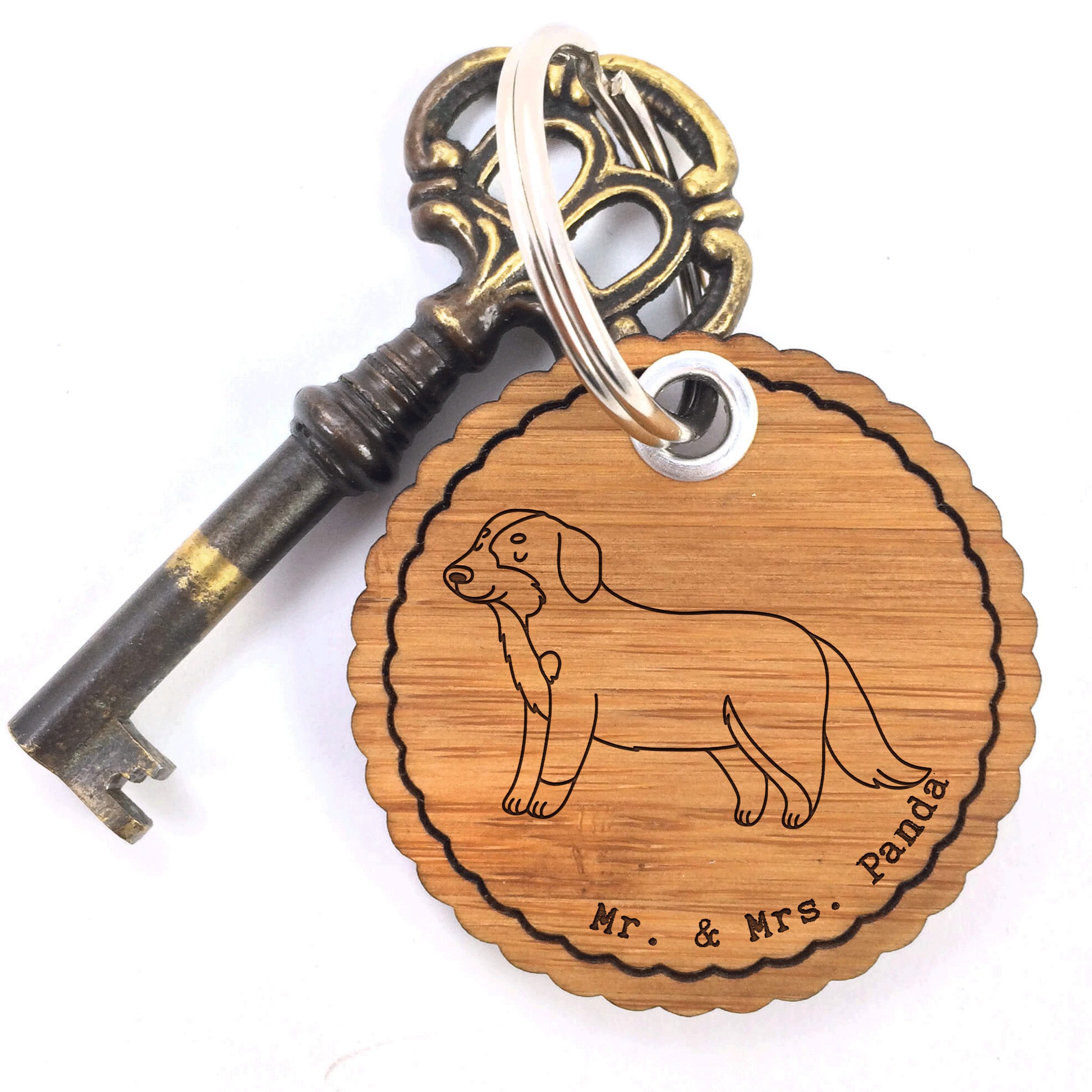 Schlüsselanhänger Berner Sennenhund Lebensretter, Schlüsselanhänger, Transparent, Gesch