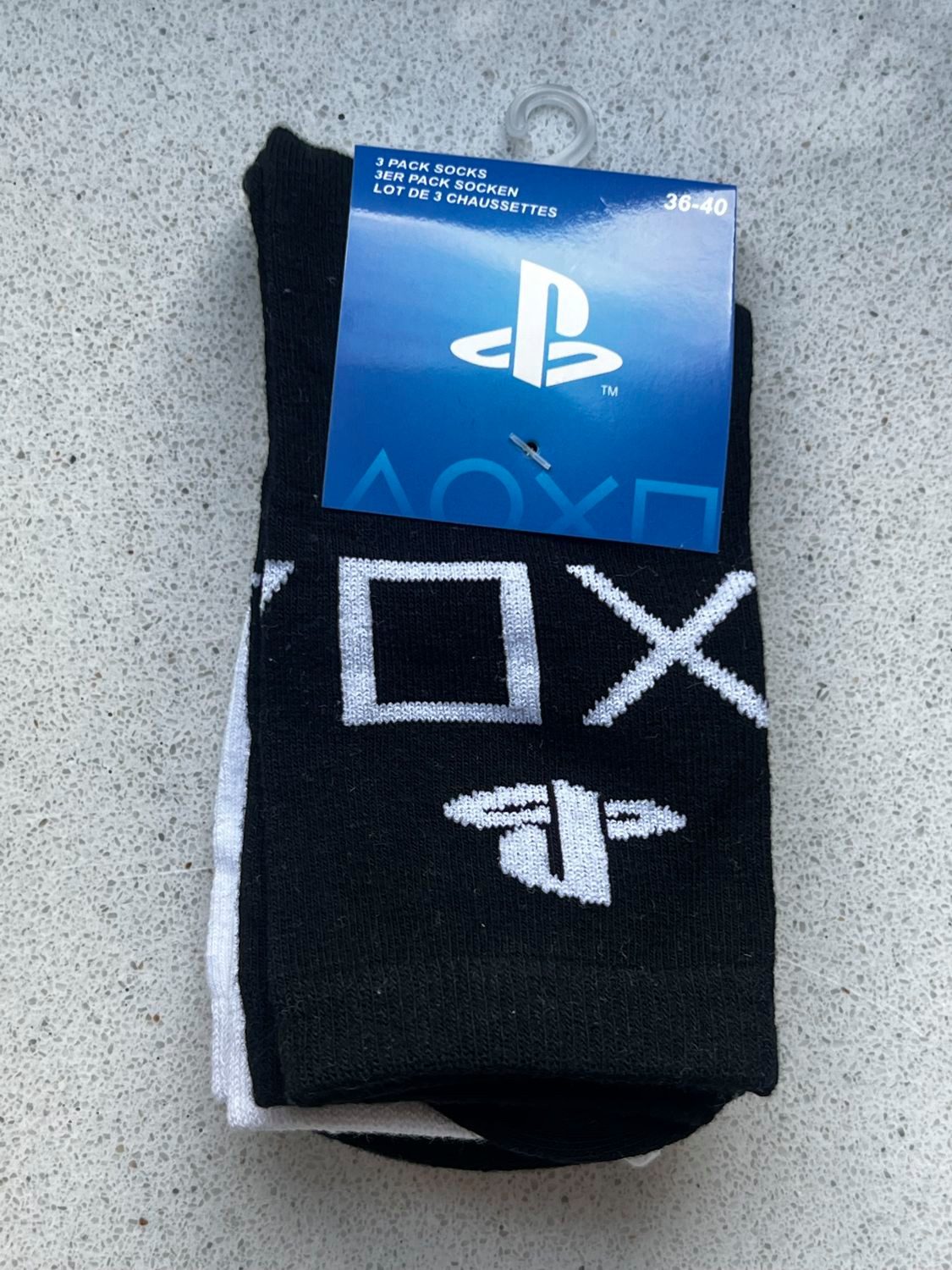 Playstation Feinsocken PlayStation Kindersocken 2er Set Schwarz & Weiß Gaming Socken (Set, 2 Paar) Playstation Kindersocken Doppelpack – Bild 4 von 5