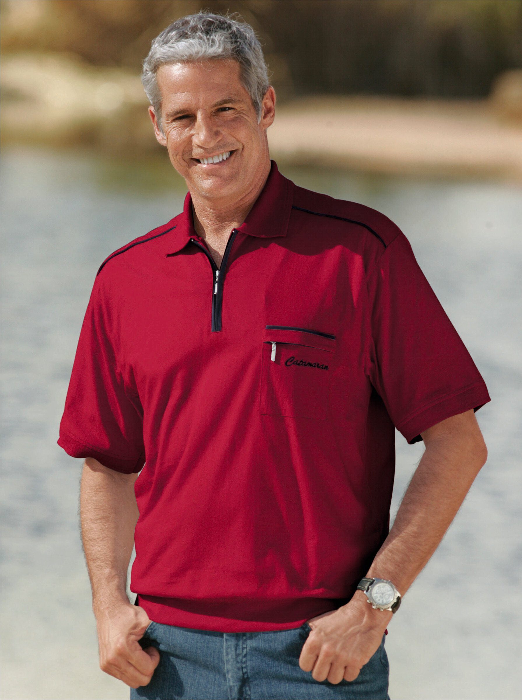 Poloshirt "Kurzarm-Poloshirt" günstig online kaufen