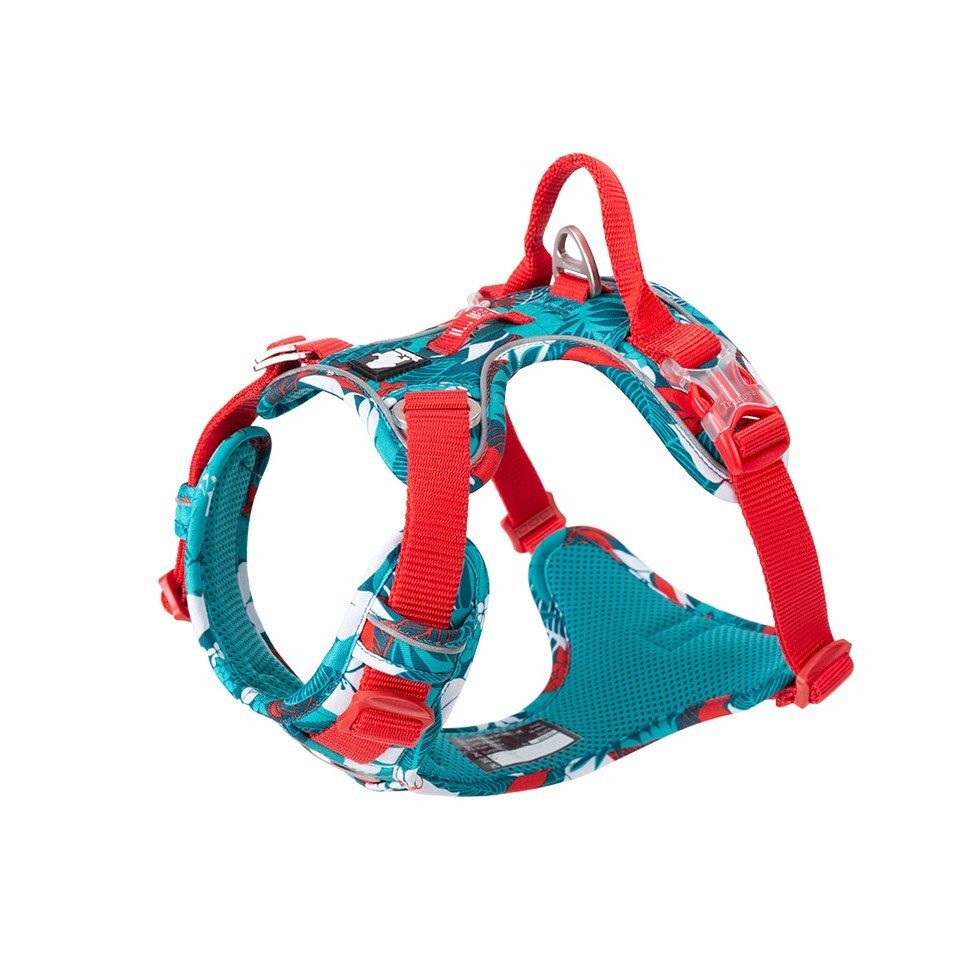 Truelove Hunde-Geschirr Geschirr Country Camouflage blau