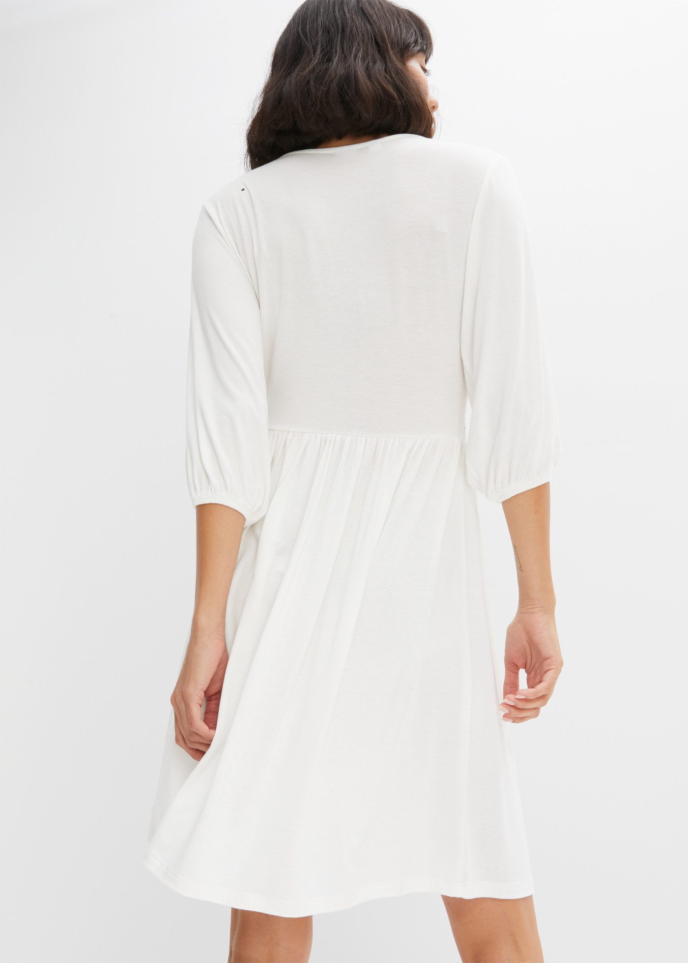 bonprix Tunikakleid mit dekorativer Spitze am Ausschnitt und an der Taille, Regular Fit – Bild 2 von 5