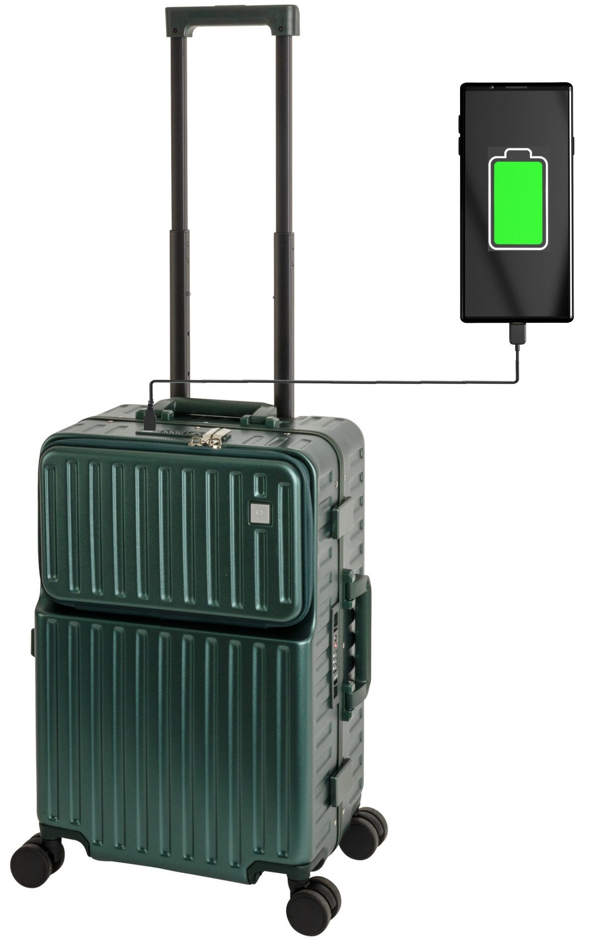 Travelhouse Hartschalen-Trolley Roma, 4 Rollen, mit günstig online kaufen