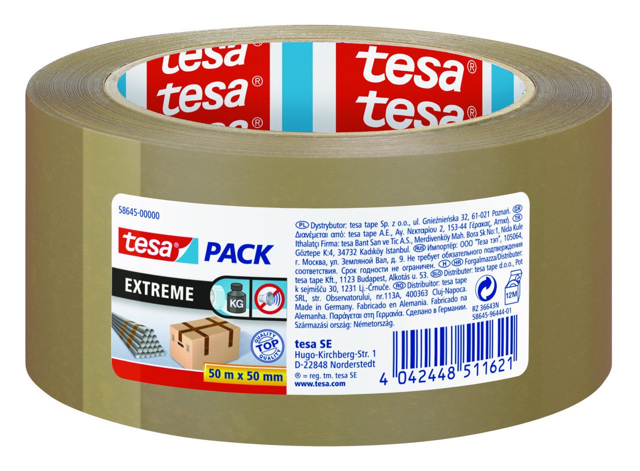 tesa Klebeband tesa Pack Extreme 50 m x 50 mm, braun