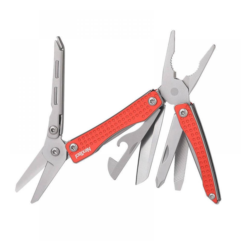Multitool Nextool Mini Flagship Pro NE20051, 10 in 1 Multitool, rot
