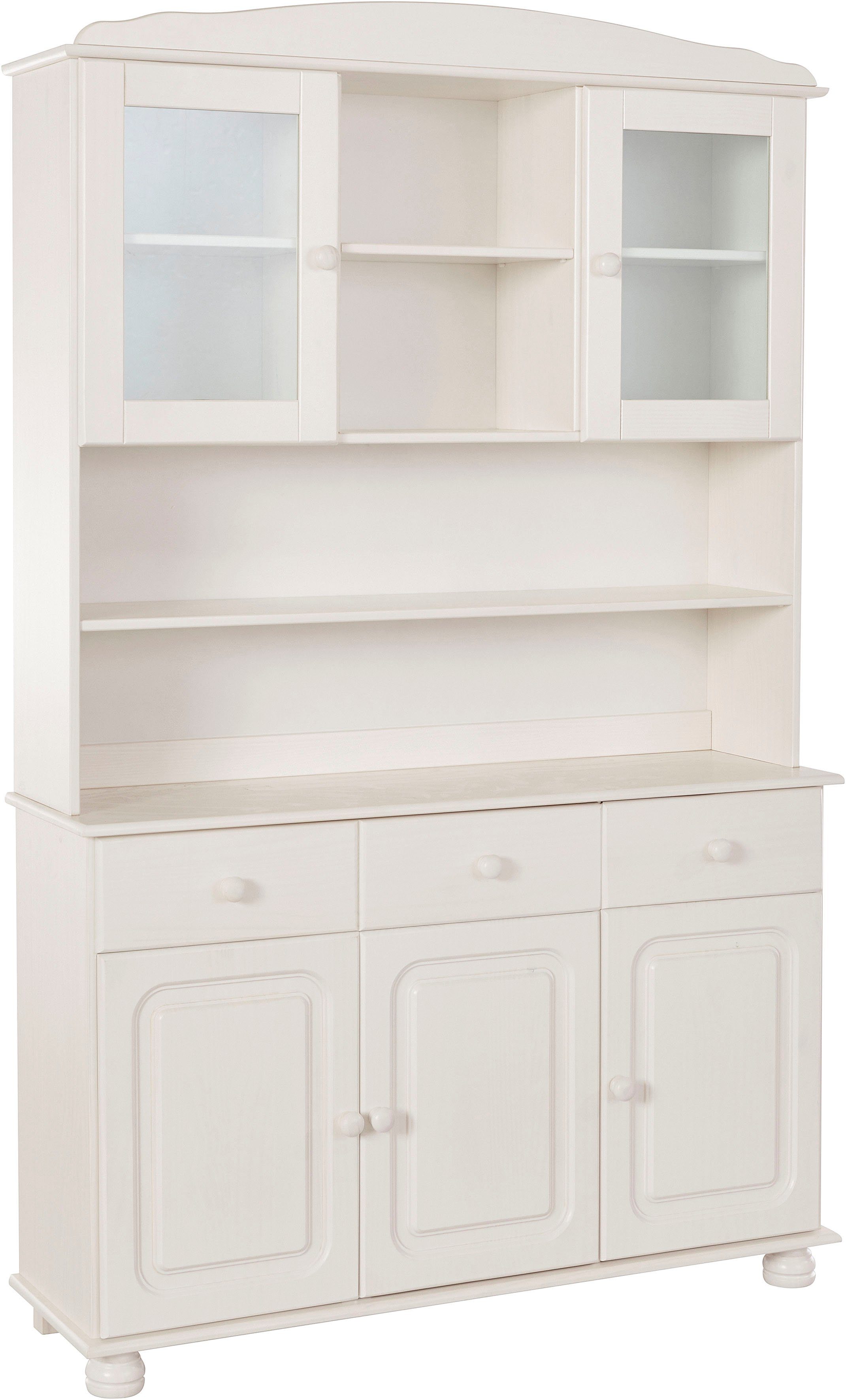 OTTO home Buffet Mette (2-St) Mit 2 Schubladen und viel Stauraum hinter 4 Türen, Höhe 181cm