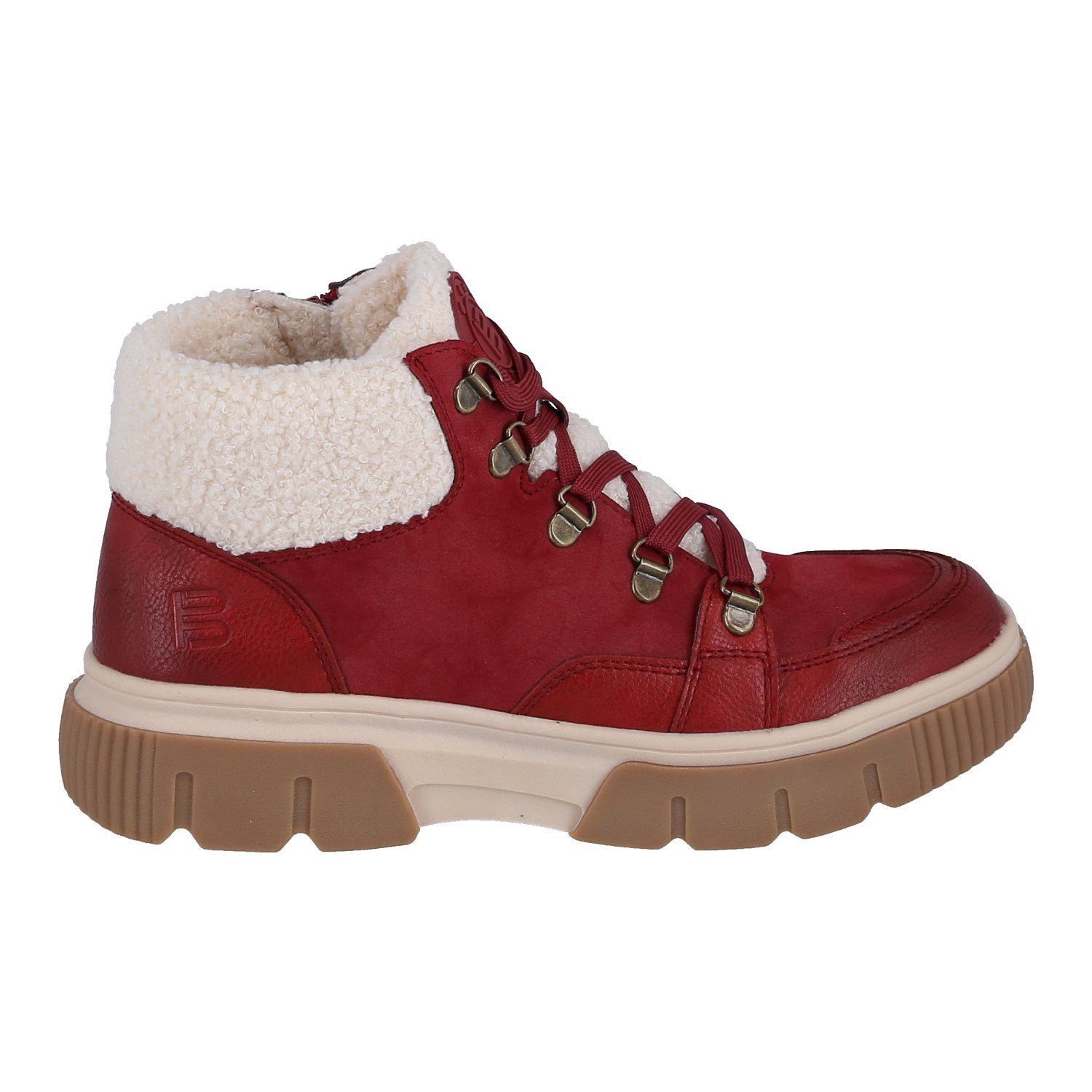 BAGATT Winterschuhe Molfetta rot/offweiss Damen Winterstiefel