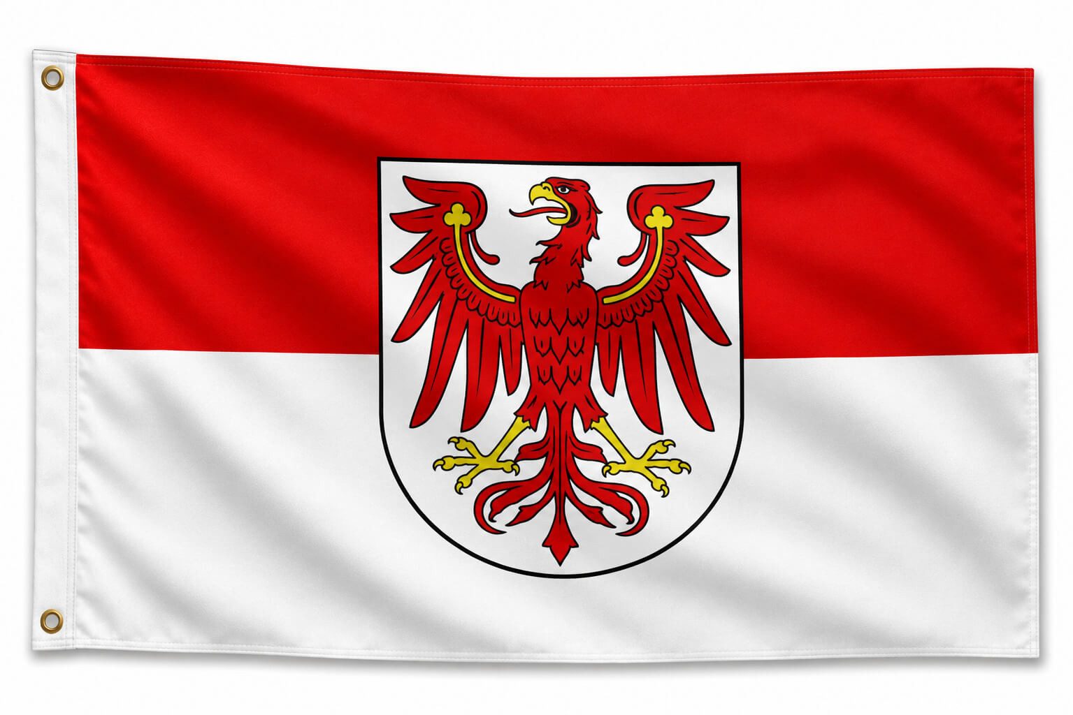 trends4cents Flagge Flagge 90 x 150 cm Hissfahne Bundesland Sturmflagge Hissfahne (Brandenburg), für Fahnenmaste
