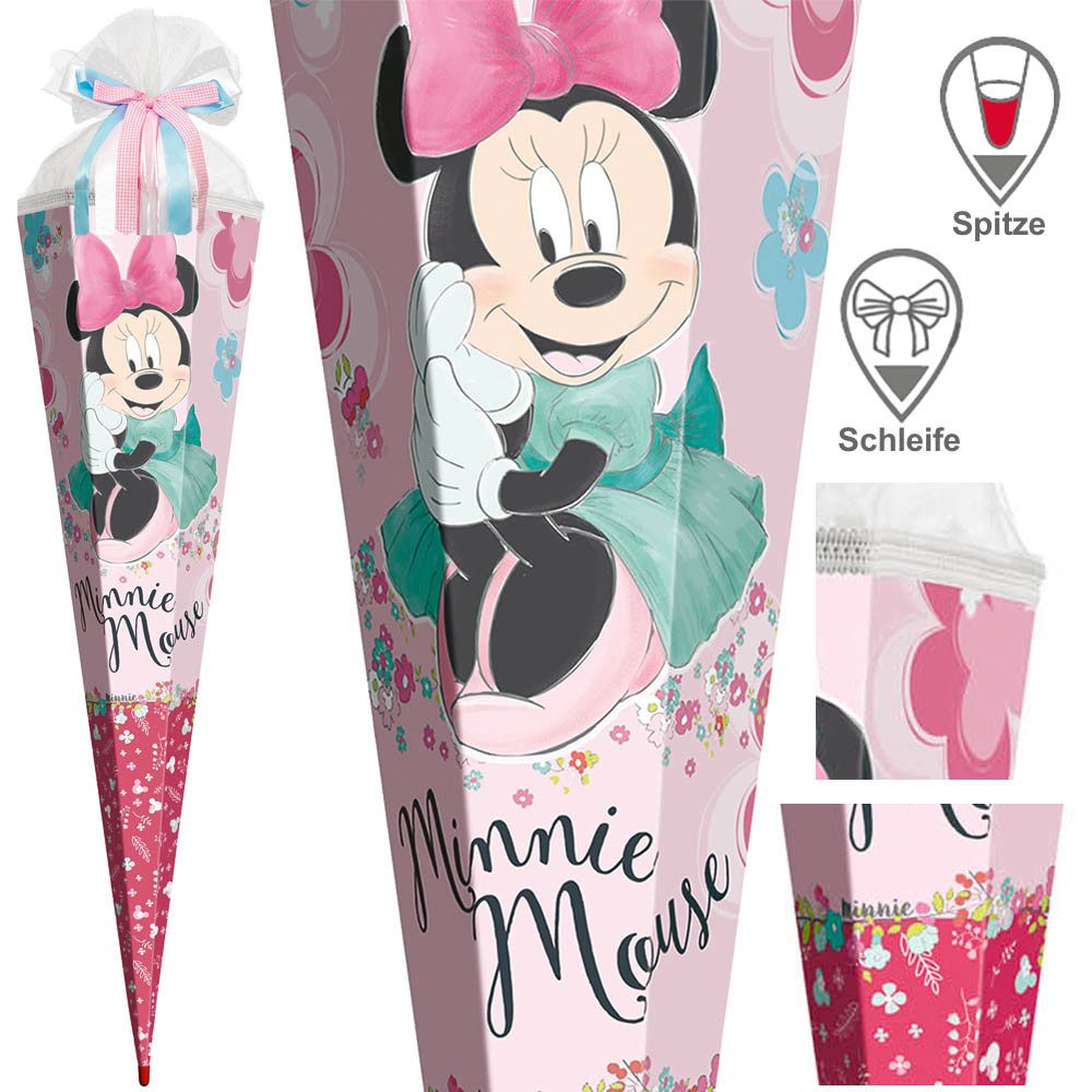 Roth Schultüte Exklusiv Set 85 cm Disney Minnie Maus / Schleife