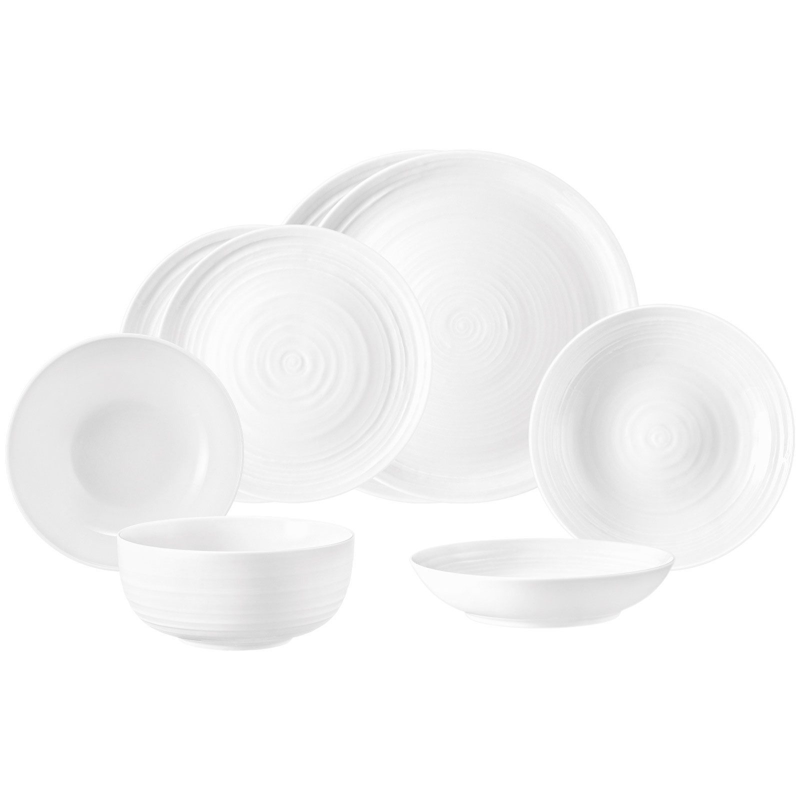 Seltmann Weiden Kombiservice Terra Einsteiger-Set 8er Set (8-tlg), 2 Personen, Porzellan