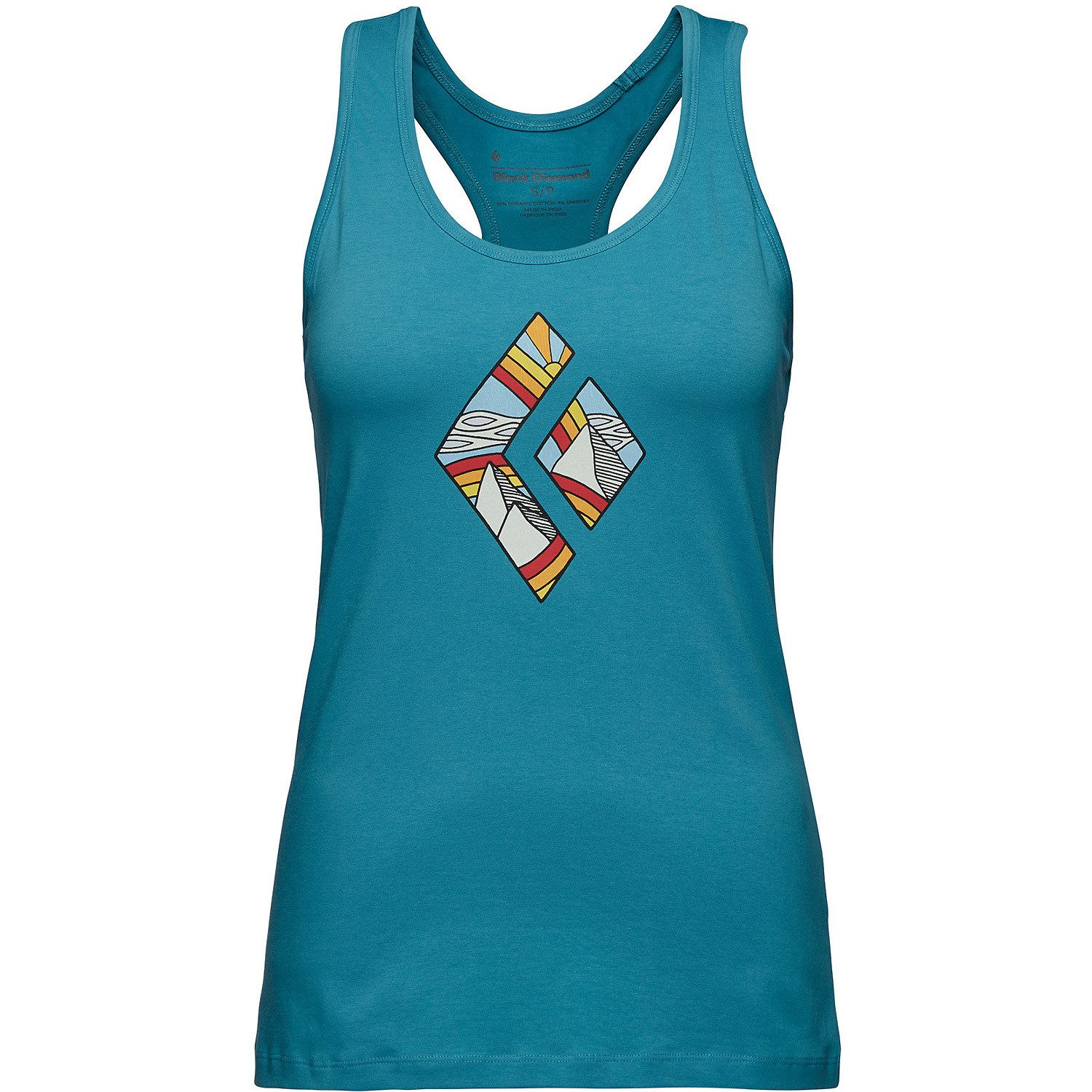 Black Diamond T-Shirt W RAINBOW DIAMOND TANK