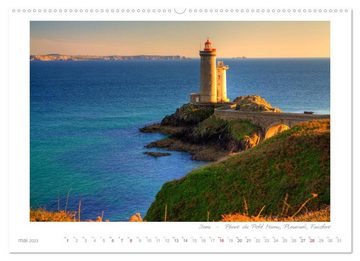 CALVENDO Wandkalender Rêves de Bretagne - Breizh (Calendrier supérieur 2023 DIN A2 horizontal)