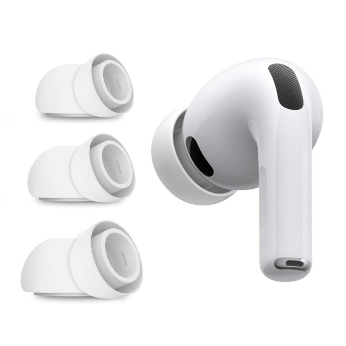 TECH PROTECT Ohrstöpsel für AirPods Pro 3 Kopfhörer (Silikon-Ohrstöpsel mit optimaler Passform in drei Größen)
