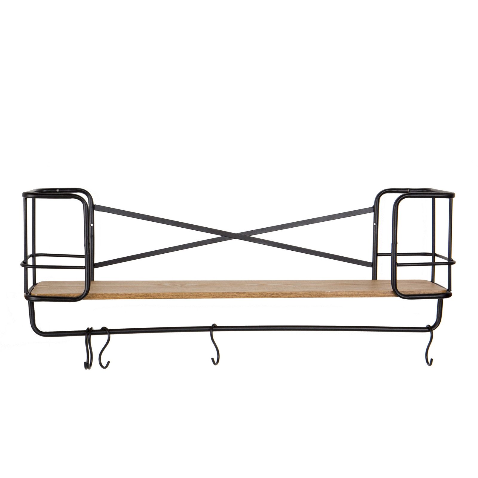 HTI-Line Wandregal Wandregal Cora, Stück 1-tlg., Garderobe Industrial Desig günstig online kaufen