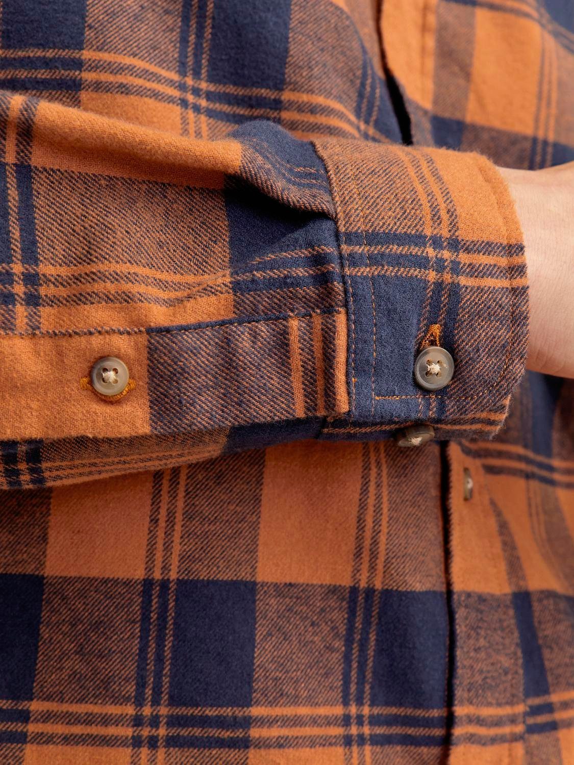 Jack & Jones Langarmhemd JJJOSHUA FALL BUFFALO SHIRT LS