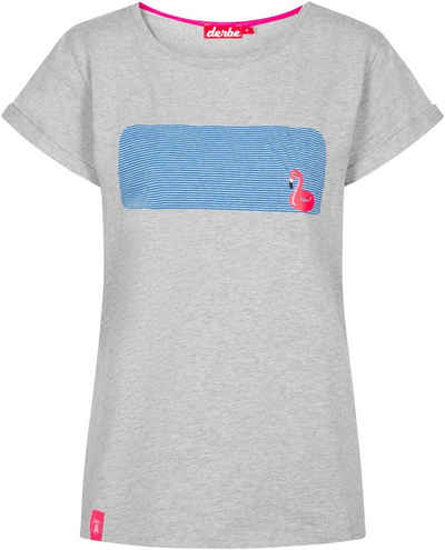 Derbe T-Shirt »Flamingo« mit "Flamingo" Print Design
