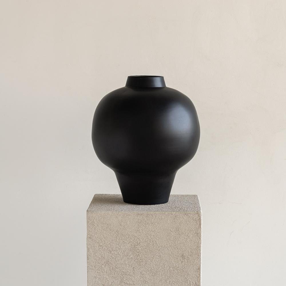 Schwarz Vase (33,7x40cm) Culture Keramik Urban Stor Nature Dekovase
