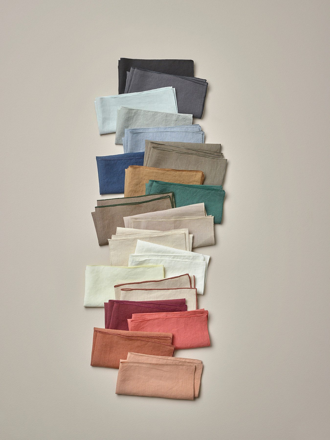 blomus Stoffserviette Leinen Serviette -LINEO- Servietten Set, Tischdeko, Naturserviette, Saugfähig & Fusselfrei, 100% Leinen, Farbvielfalt