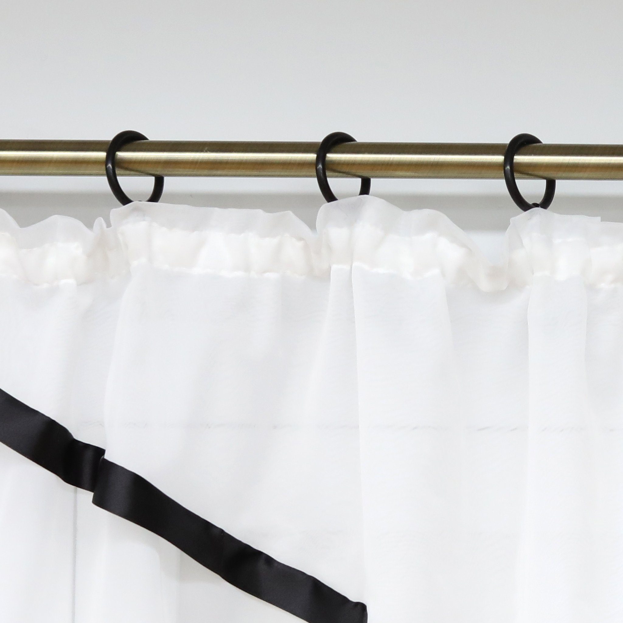 Joyswahl Scheibengardine Claudia (1 St), Kräuselband, transparent, Voile mi günstig online kaufen