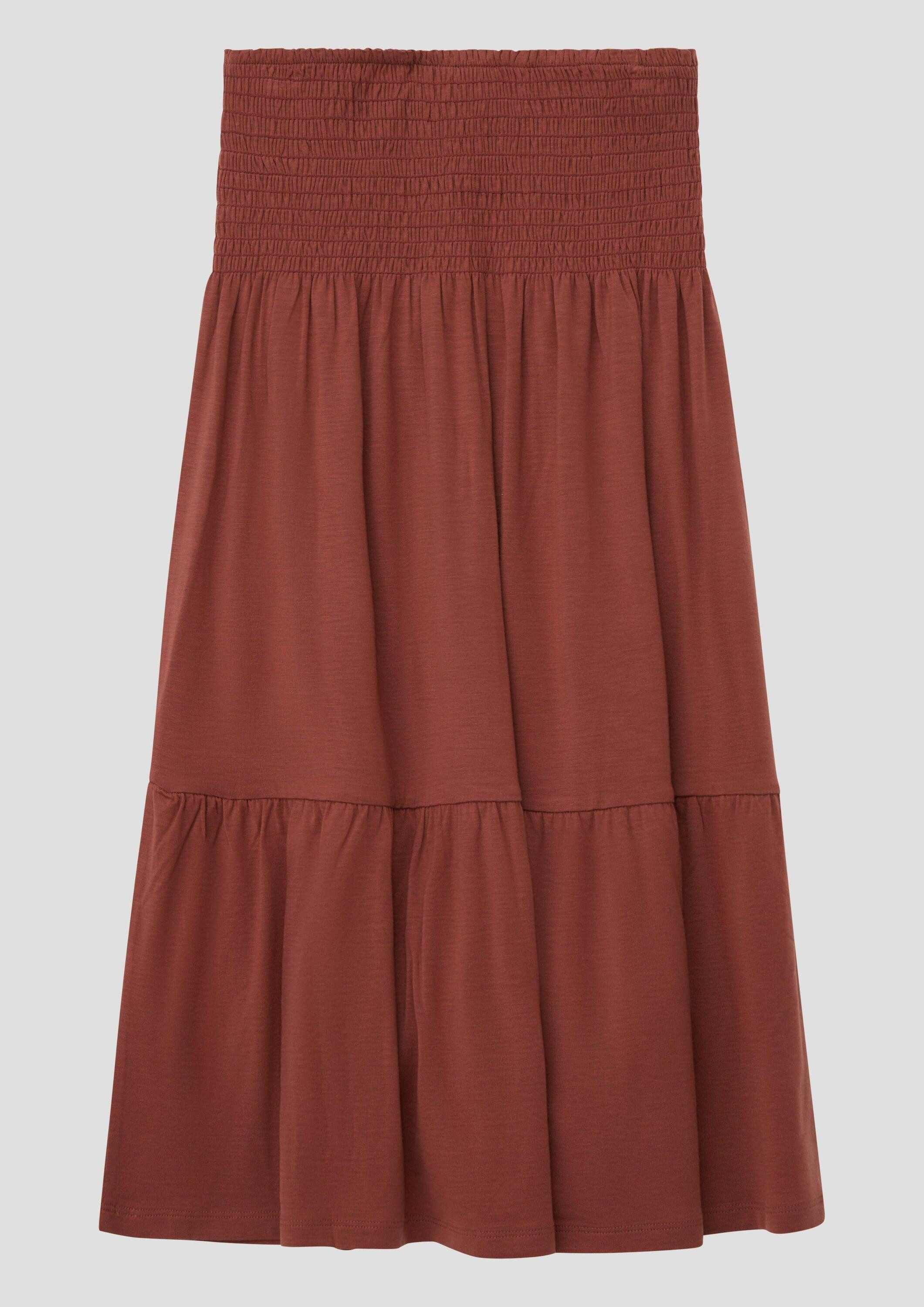 s.Oliver Midirock Rock Jersey-Midirock mit Smok-Detail