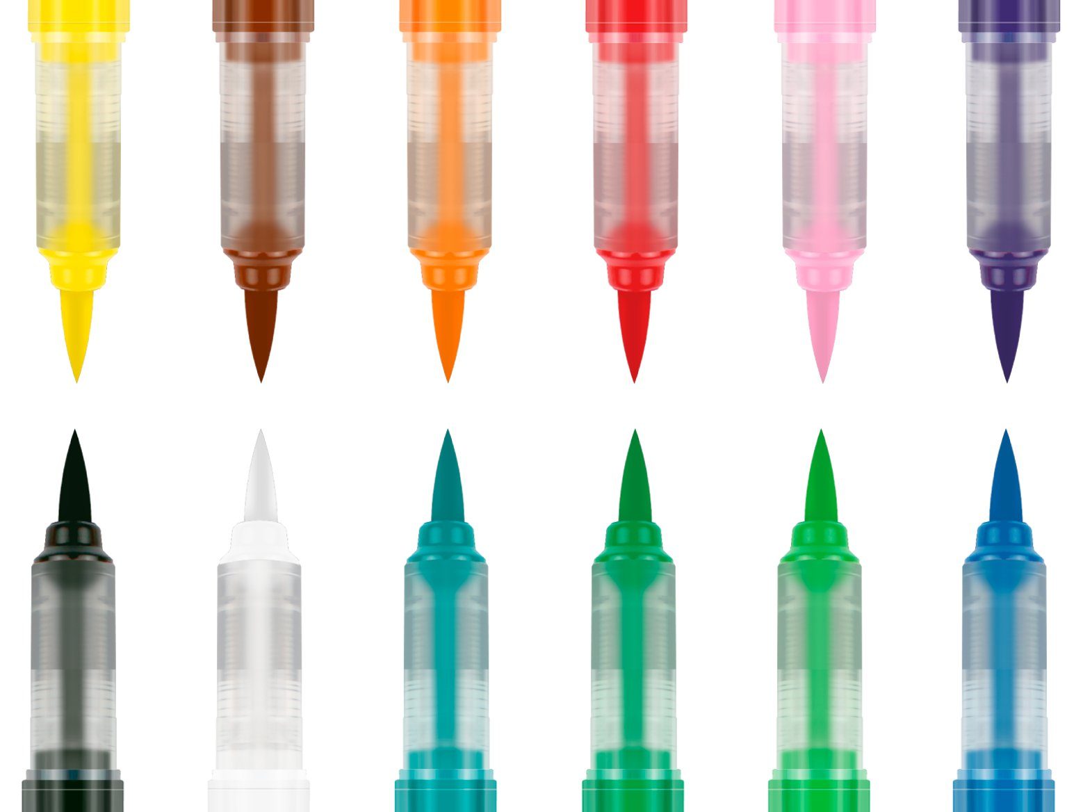 karin Pinselstift PIGMENT Decobrush Collection, 12 Stück