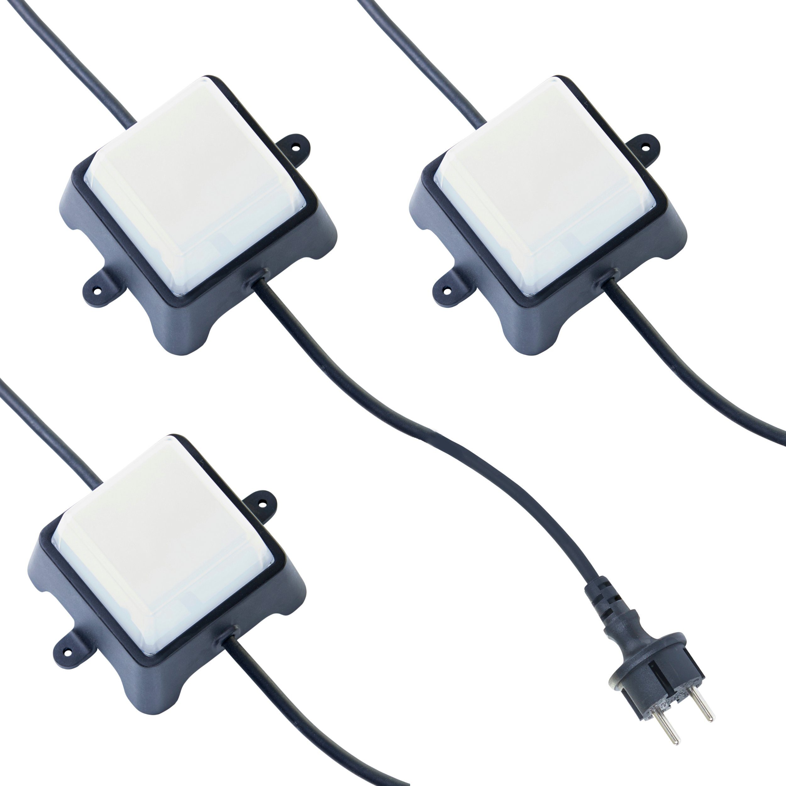 Northpoint LED Arbeitsleuchte Universal Leuchtenkette, LED fest integriert, Neutralweiß, perfekt als Baustrahler, Arbeitslampe, Garagenlicht, Gartenlampe etc.