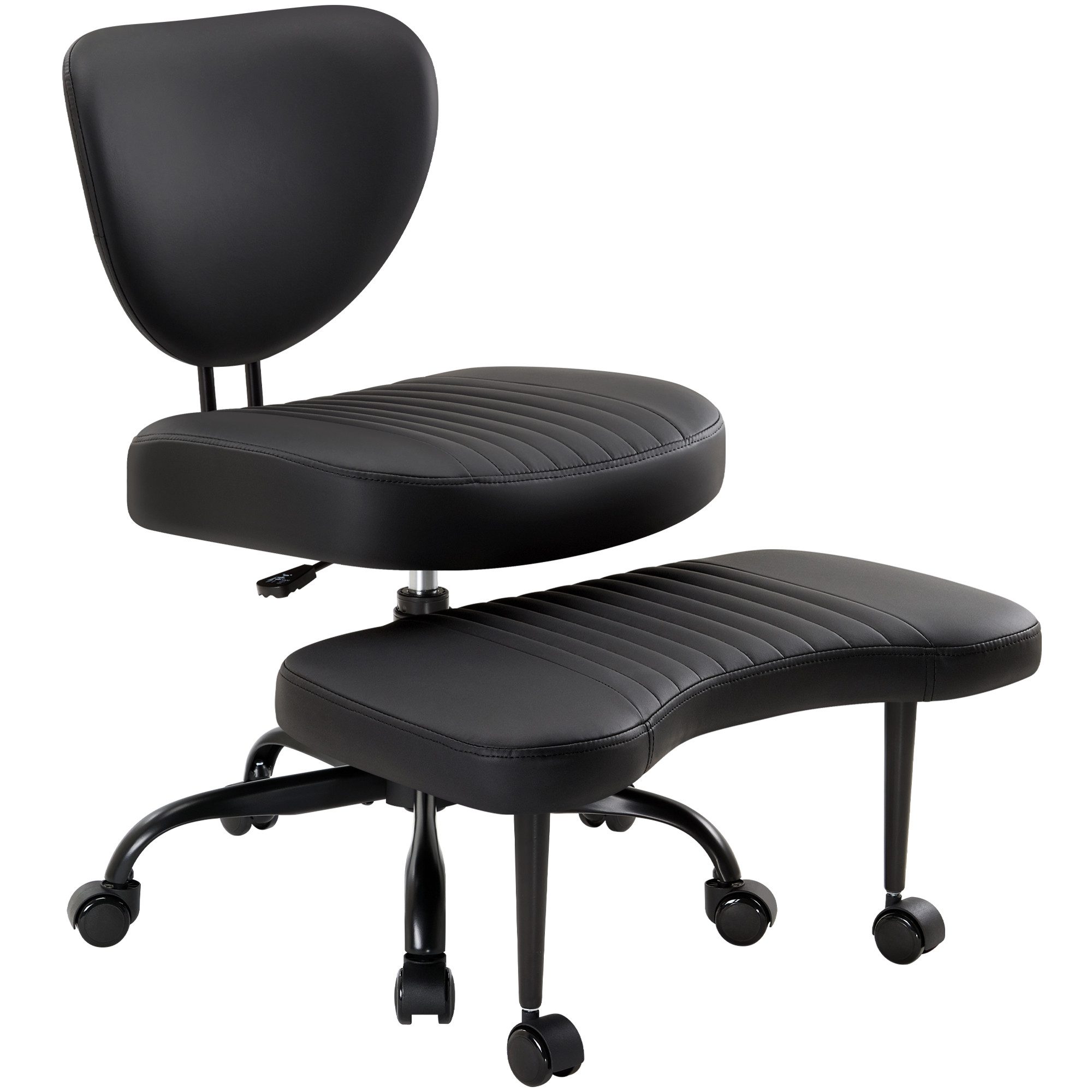 IWMH Bürostuhl mit Fußstütze, ADHS-Schreibtischstuhl mit Rollon, Höhenverst günstig online kaufen