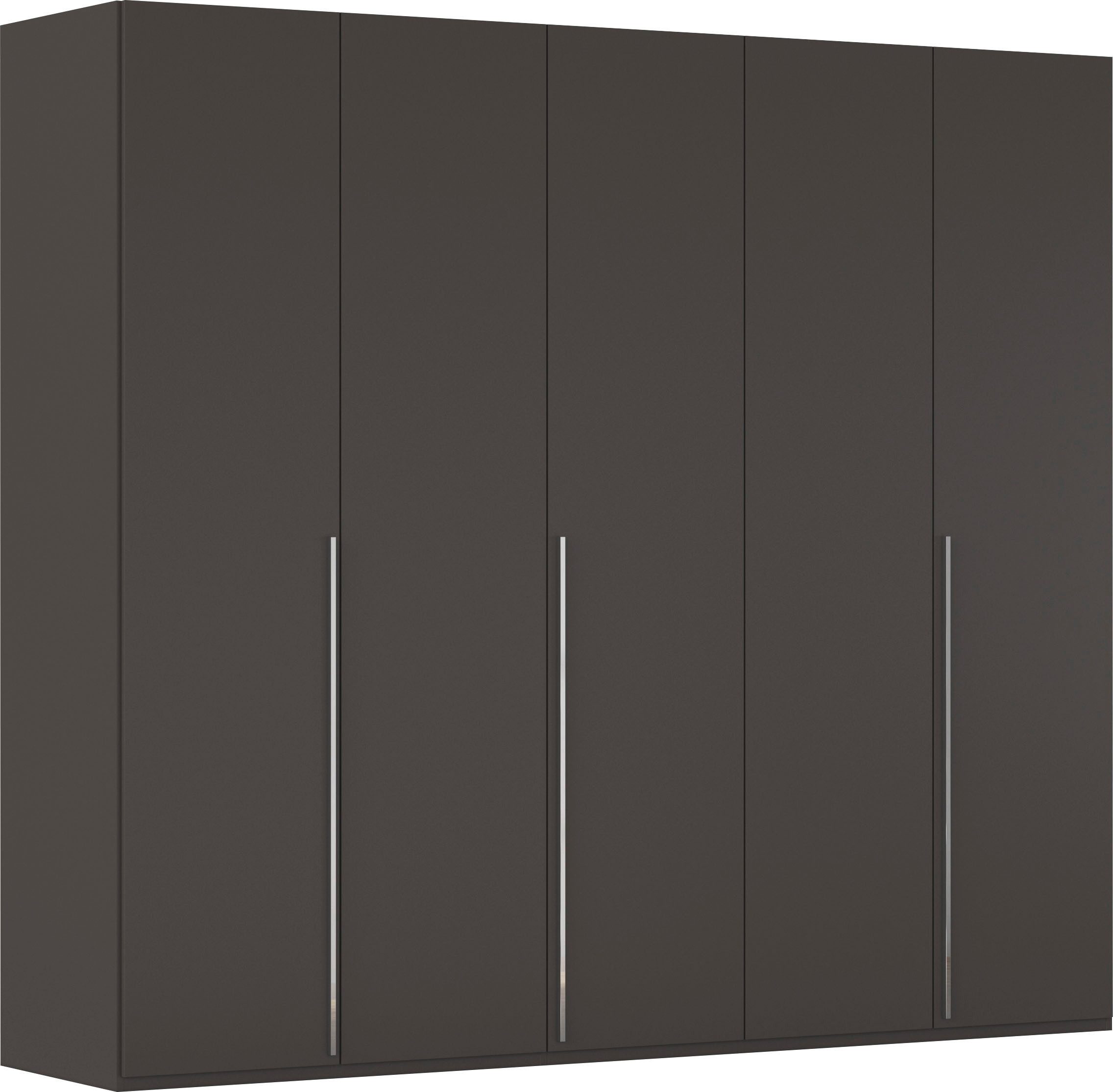 rauch Drehtürenschrank Kleiderschrank Schrank Garderobe Wäscheschrank BESTSELLER MONTCLAR (3 Ausstattungen BASIC/CLASSIC/PREMIUM (SOFT-CLOSE), Breiten 201-400 cm) Front in Glas/Hochglanz/Dekor/Grauspiegel in 5 Breiten MADE IN GERMANY